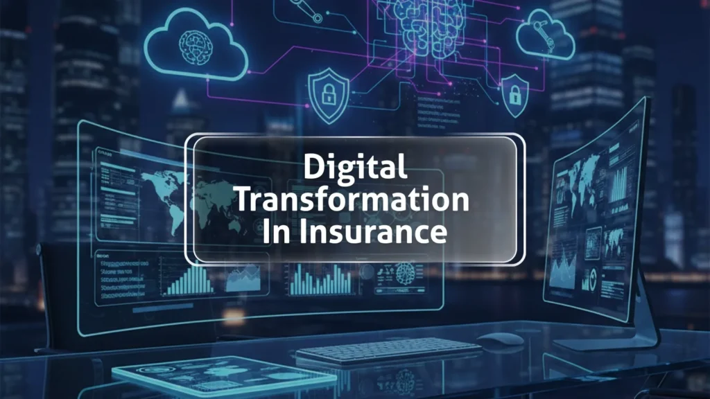 Digital transformation in insurance using modern technology dashboards